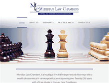Tablet Screenshot of meridianlawchambers.com